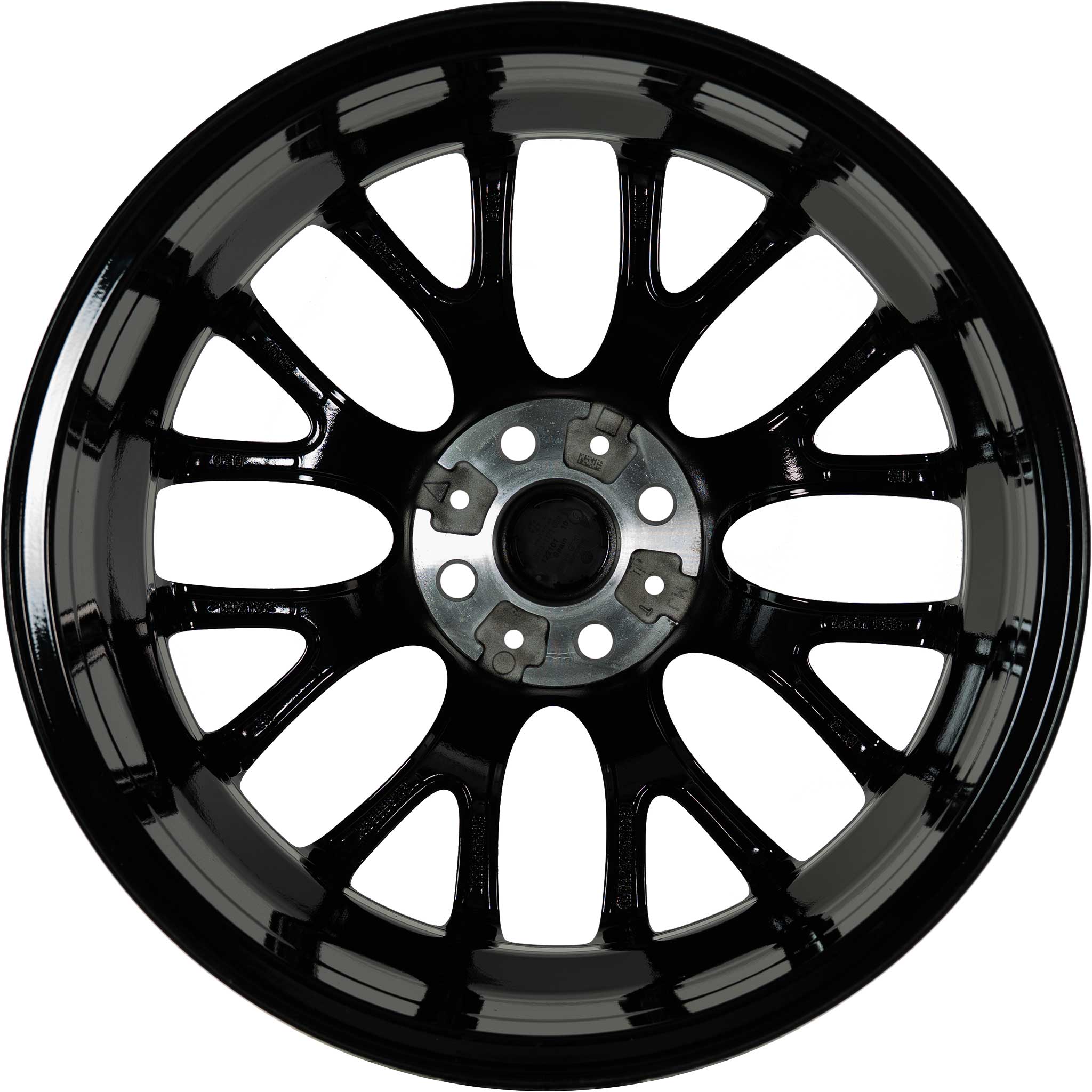JCW R112 Cross Spoke Challenge Black Alloy Wheel Product Image #3