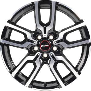 18" JCW 960 Lap Spoke Jet Black with Bright Turned alloy wheel