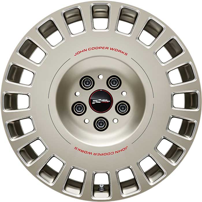 JCW 964 Rallye Spoke Vibrant Silver Alloy Wheel Product Image #1