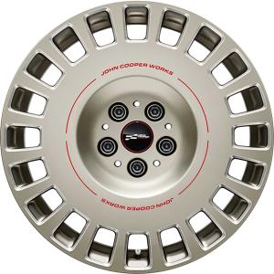18" JCW 992 Rallye Spoke Vibrant Silver alloy wheel
