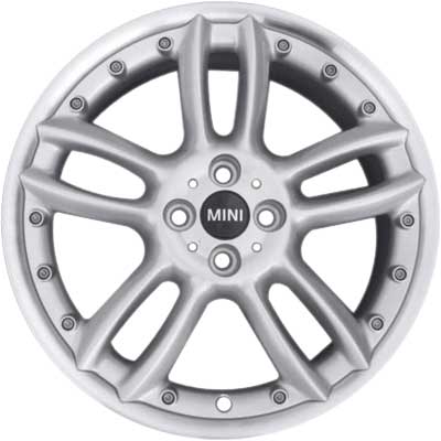 JCW R109 Double Spoke 2pc Silver Alloy Wheel Product Image #1