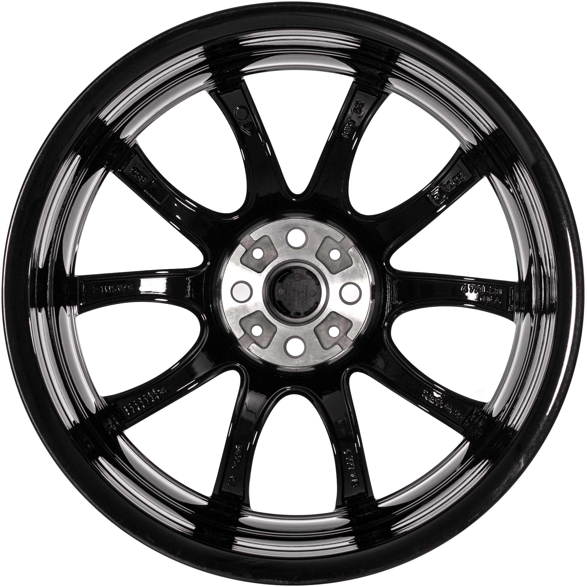 JCW R105 Double Spoke Black with Bright Turned Alloy Wheel Product Image #3