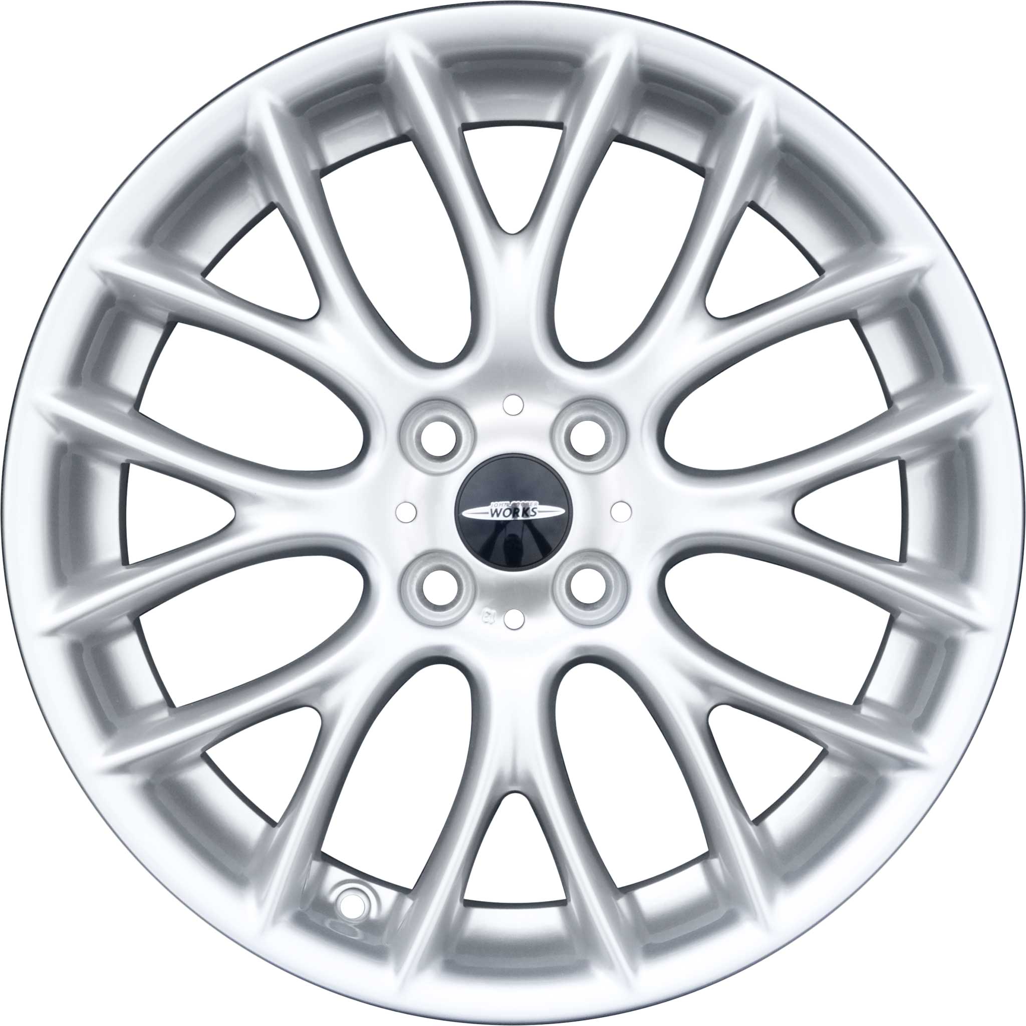 JCW R137 Silver Alloy Wheel Product Image #1