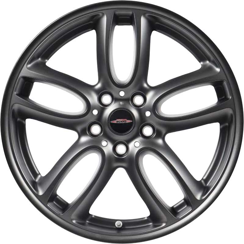 JCW R129 Double Spoke Matt Black Alloy Wheel Product Image #1
