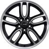 JCW R129 Double Spoke Black with Bright Turned Wheel Img 1