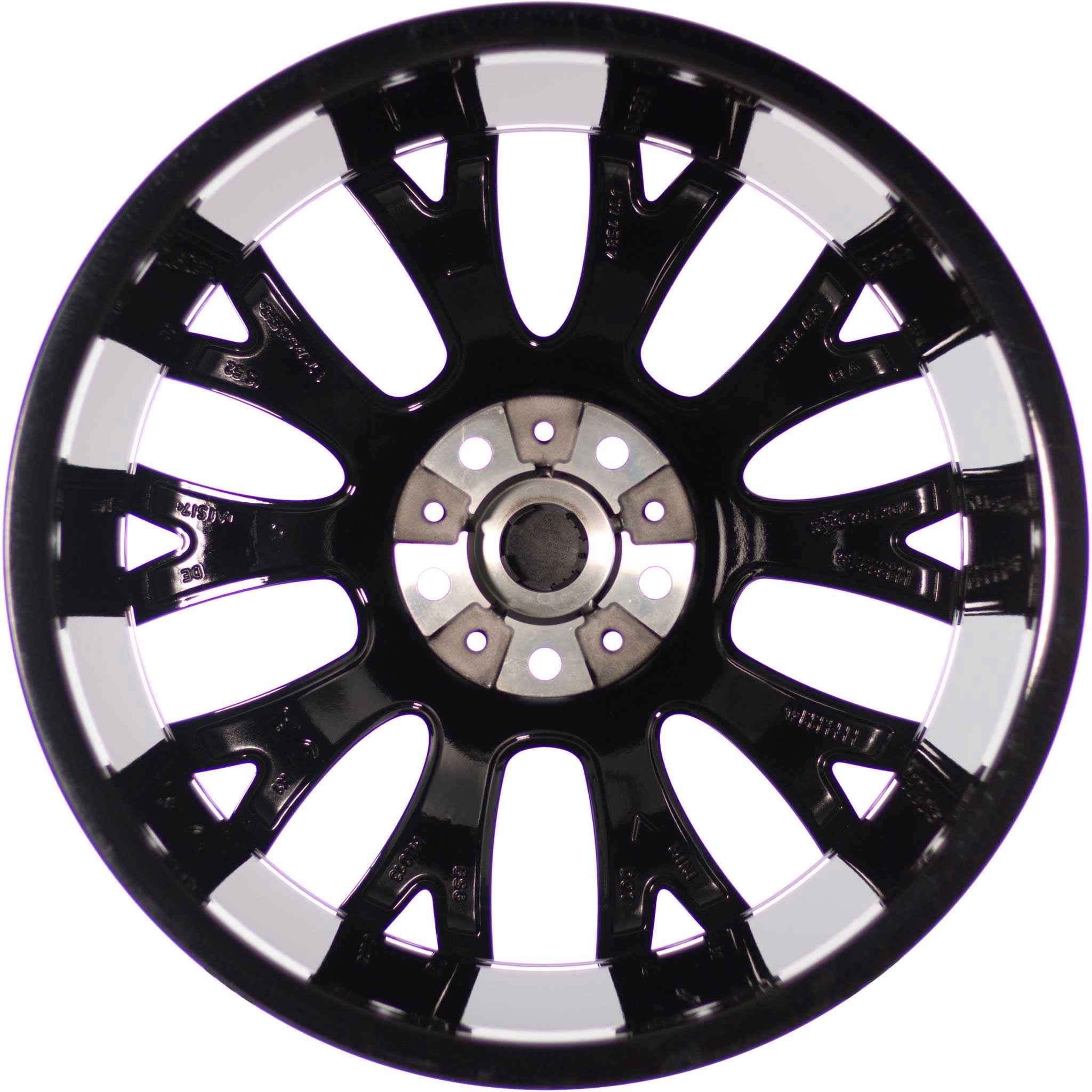 JCW R134 Cross Spoke Black with Bright Turned Alloy Wheel Product Image #4