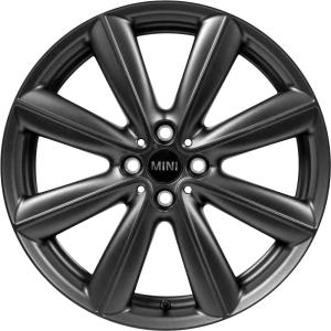 18" JCW R133 V-Spoke Matt Black alloy wheel