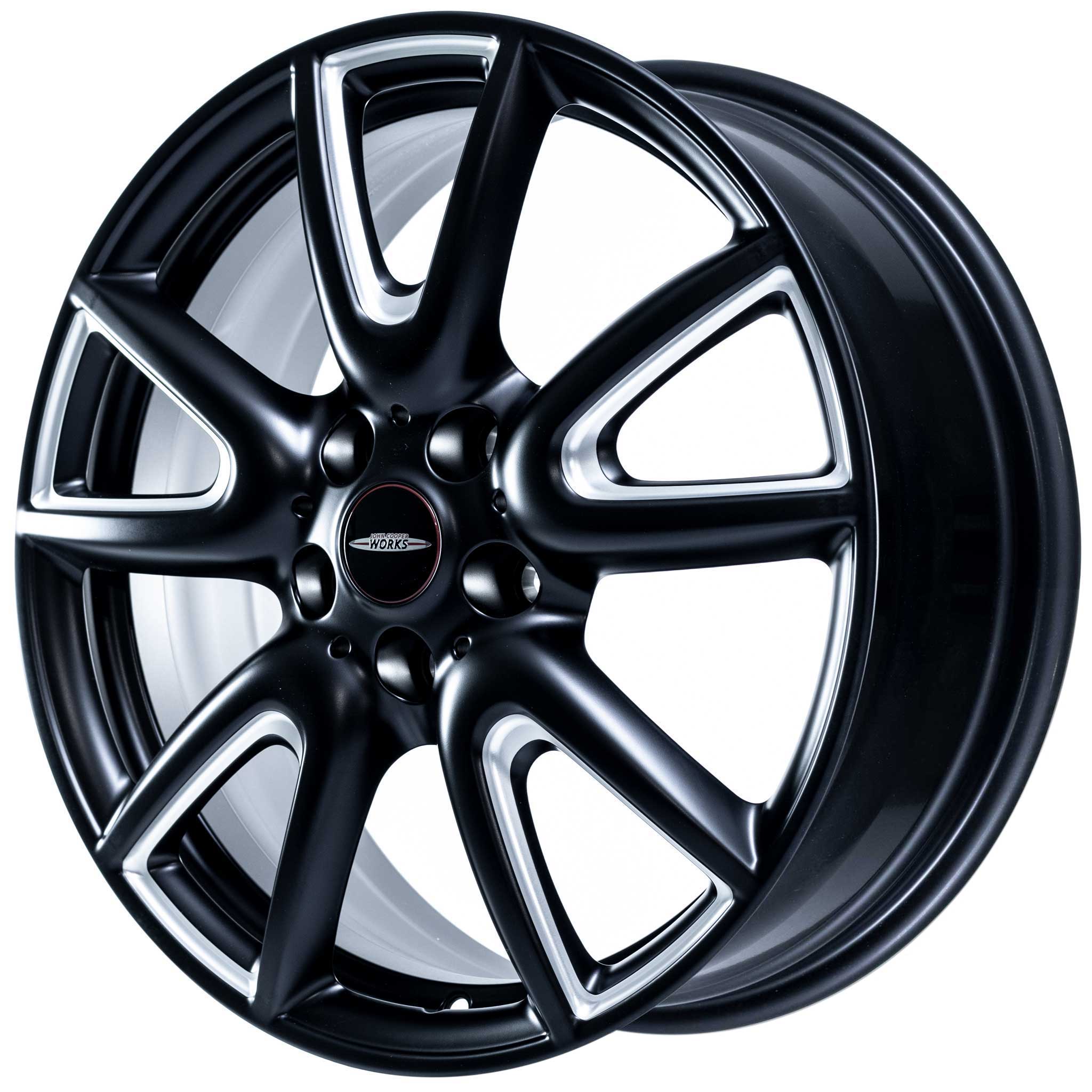 JCW 534 Double Spoke Matt Black with Bright Turned Alloy Wheel Product Image #2