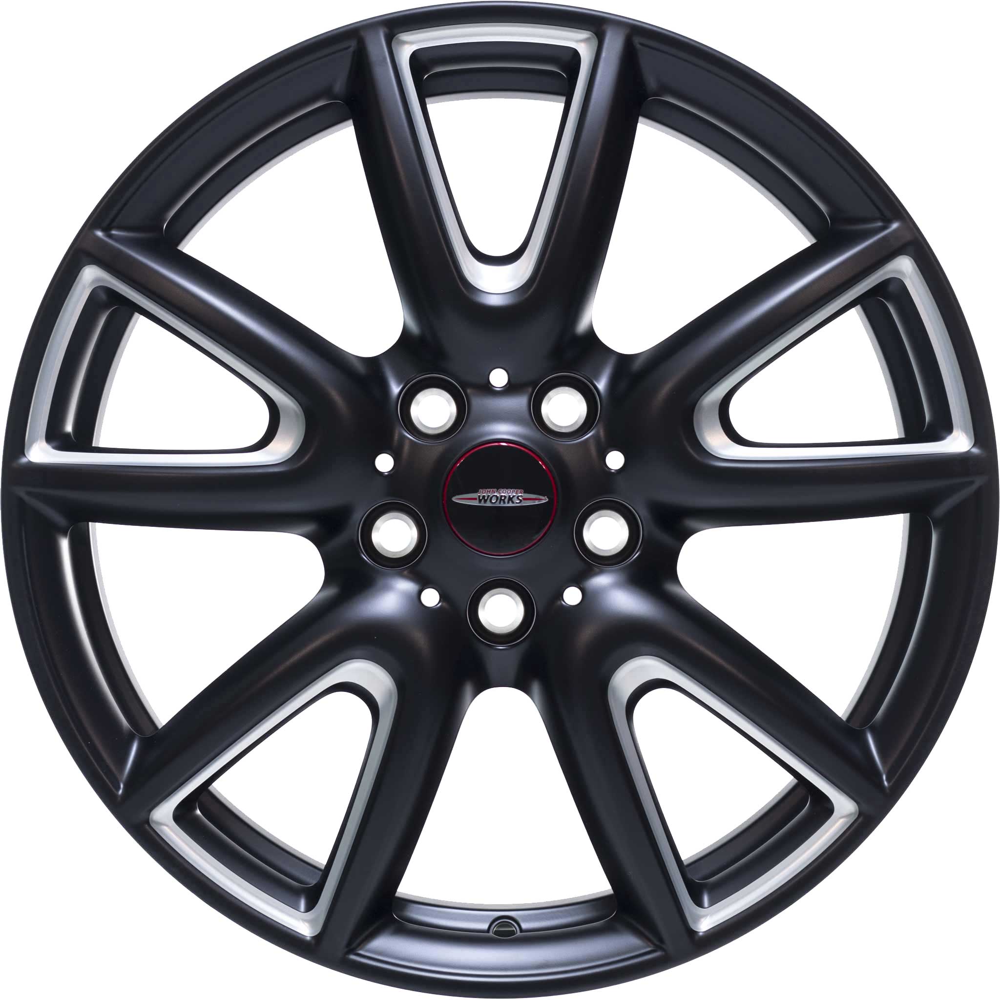 JCW 534 Double Spoke Matt Black with Bright Turned Alloy Wheel Product Image #1