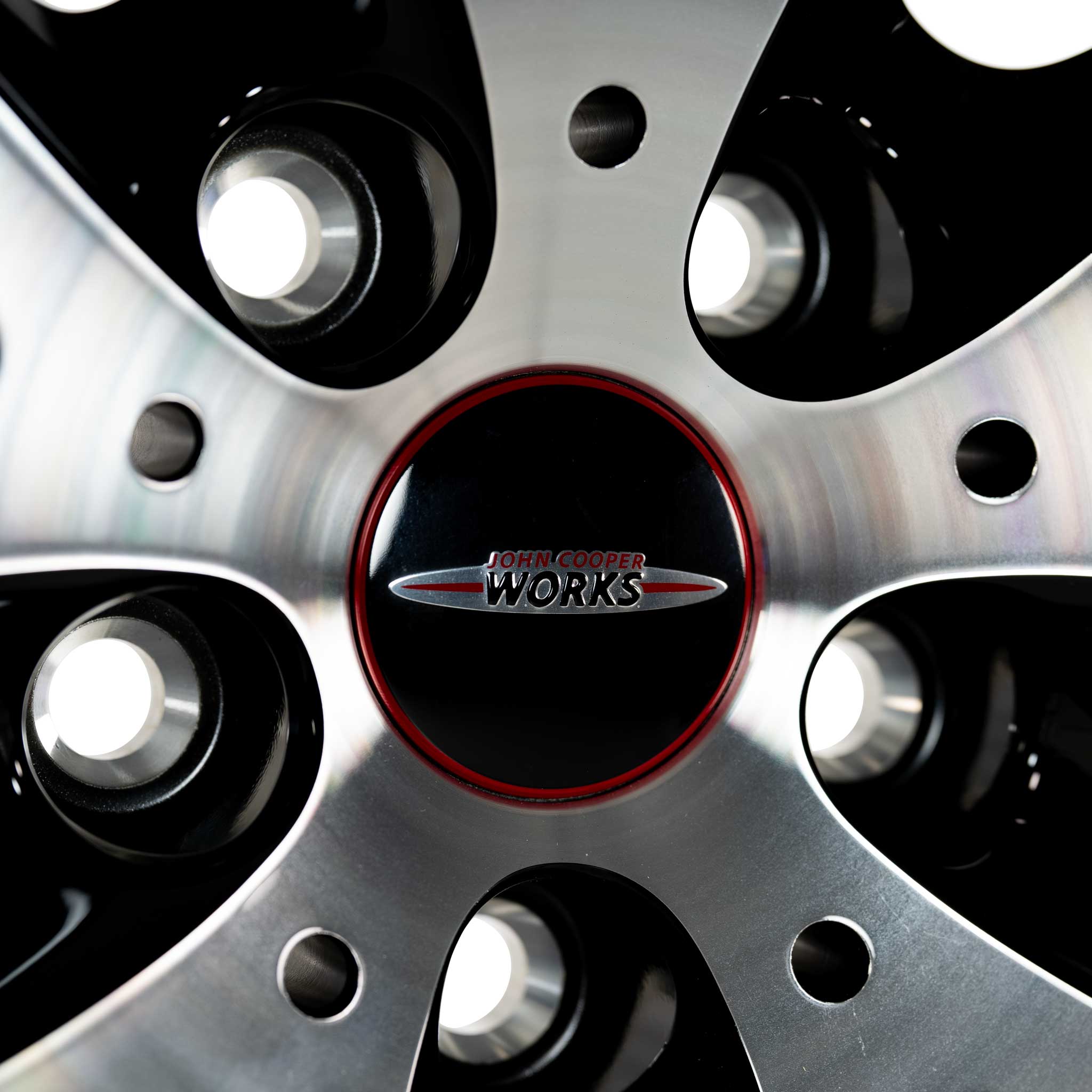 JCW 506 Cross Spoke Black with Bright Turned Alloy Wheel Product Image #4