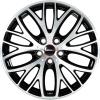 JCW 506 Cross Spoke Black with Bright Turned Wheel Img 1