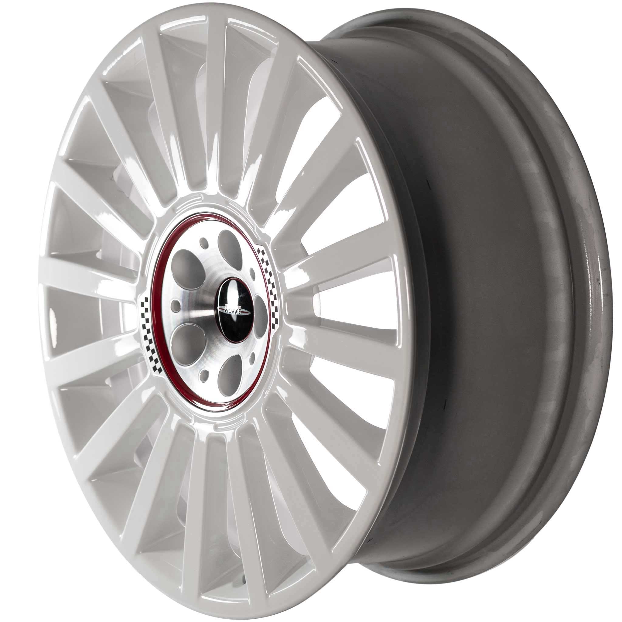 JCW 536 Rally Spoke Aspen White Alloy Wheel Product Image #3