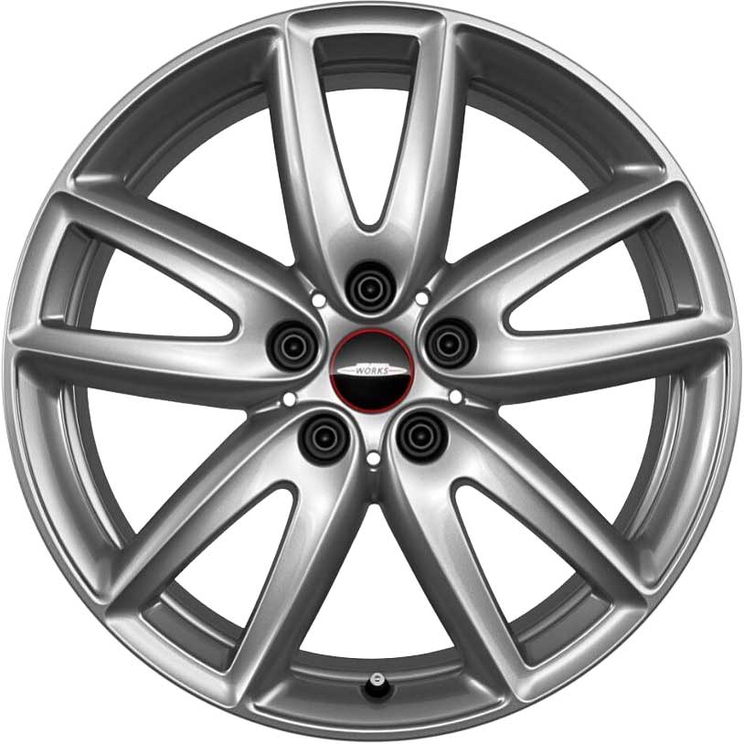 JCW 520 Grip Spoke Silver Alloy Wheel Product Image #1