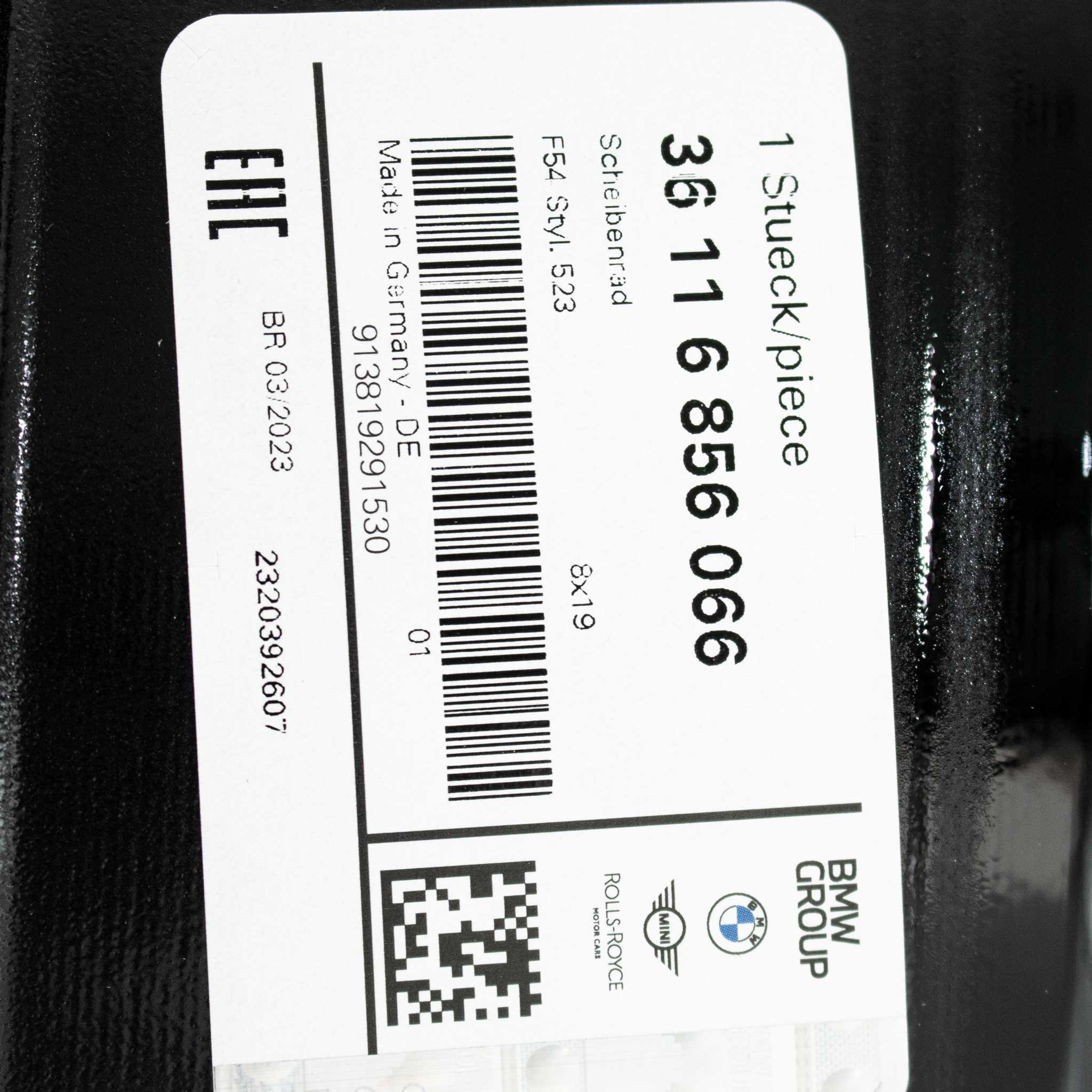 JCW 523 Course Spoke Silver Alloy Wheel Product Image #5