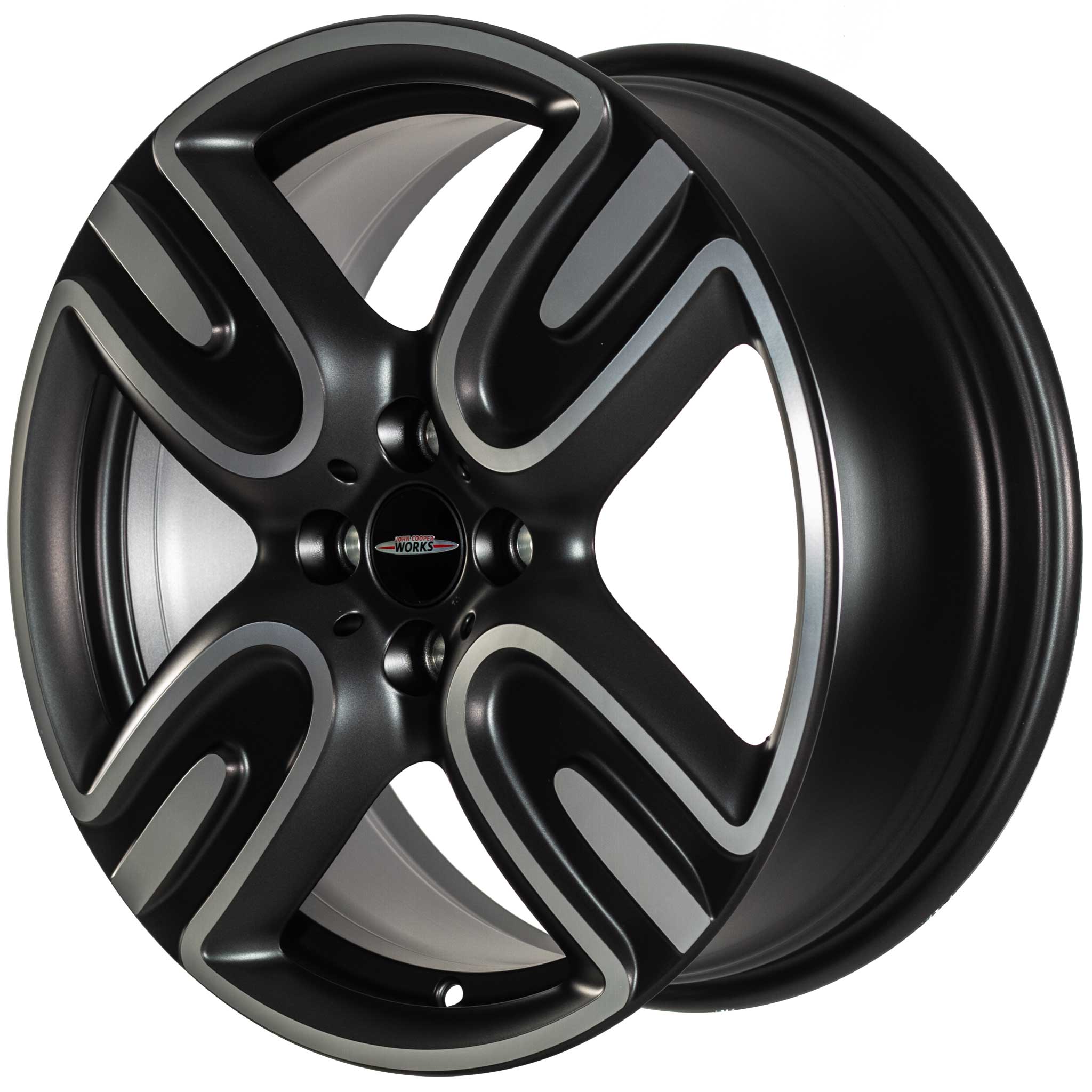 JCW R136 Black with Bright Turned Alloy Wheel Product Image #2