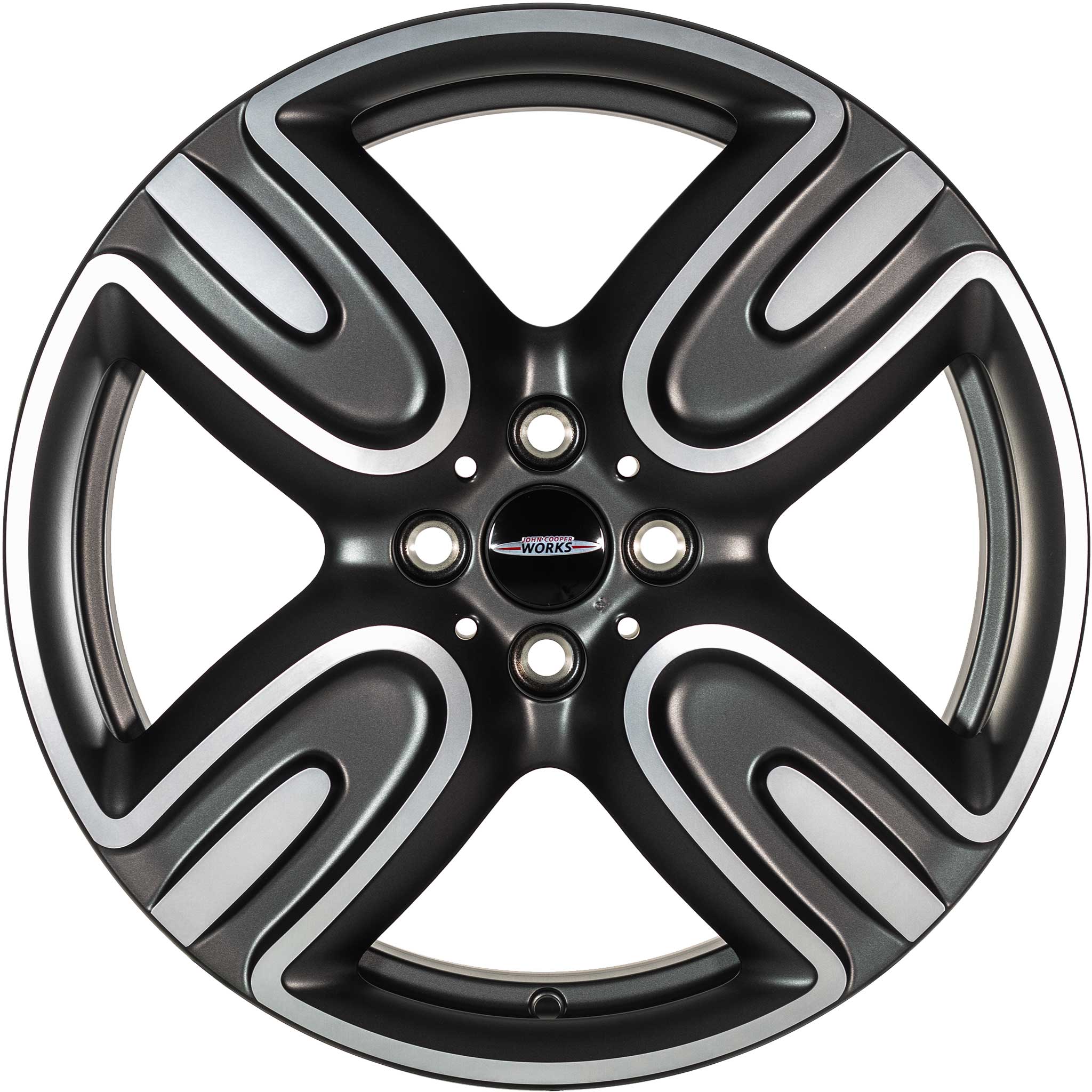 JCW R136 Black with Bright Turned Alloy Wheel Product Image #1