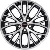 JCW 506 Cross Spoke Black with Bright Turned Wheel Img 1