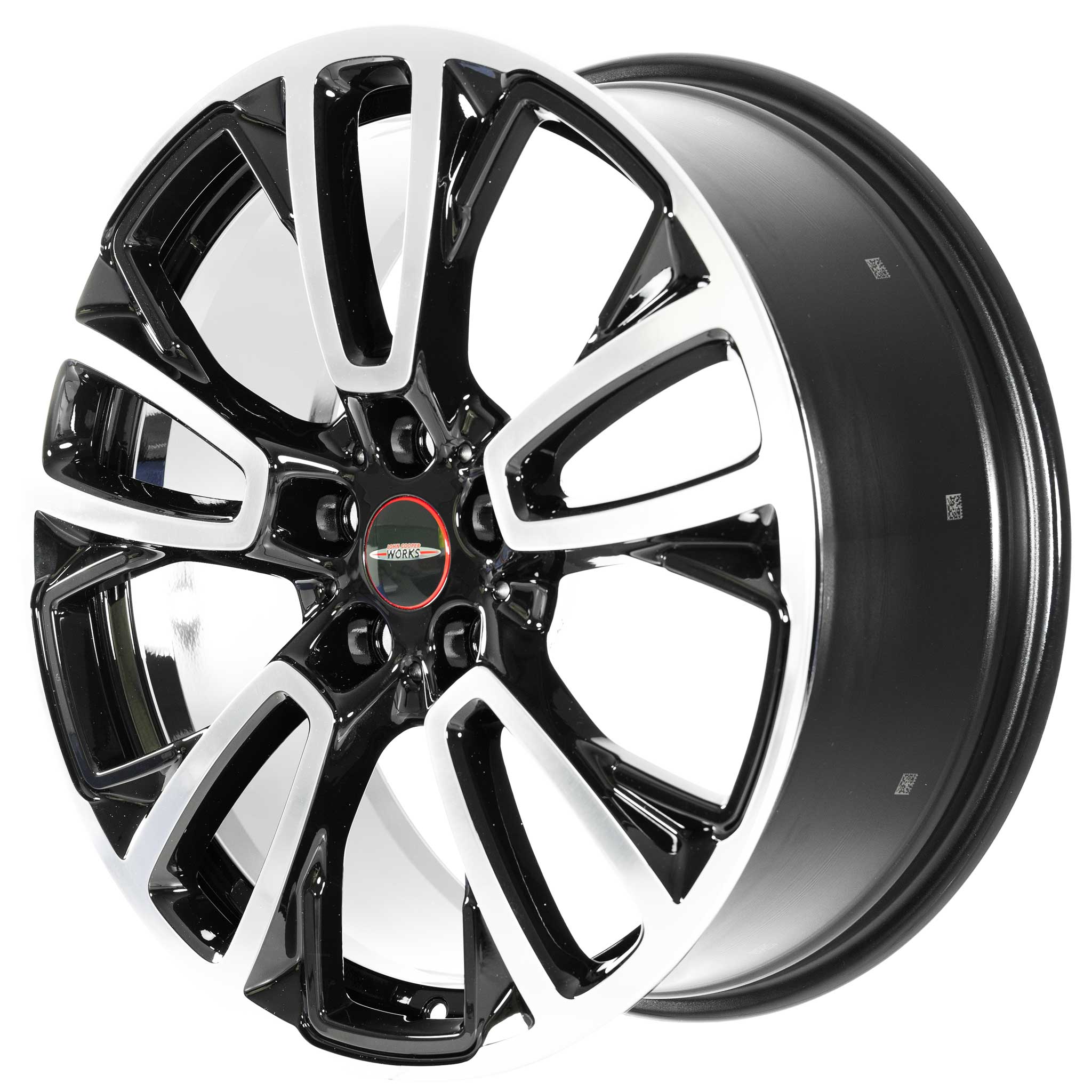 JCW 592 Circuit Spoke Black with Bright Turned Alloy Wheel Product Image #2
