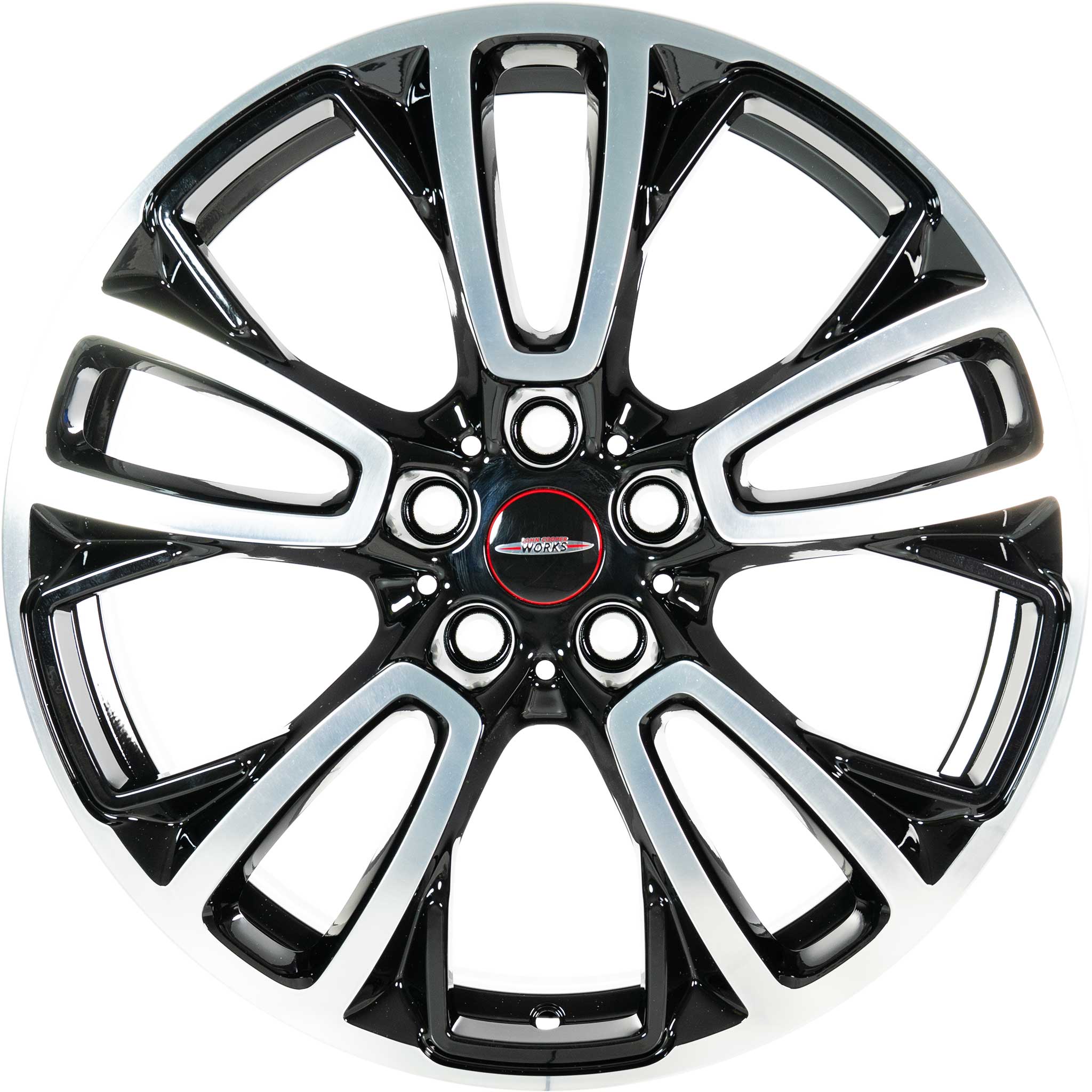 JCW 592 Circuit Spoke Black with Bright Turned Alloy Wheel Product Image #1