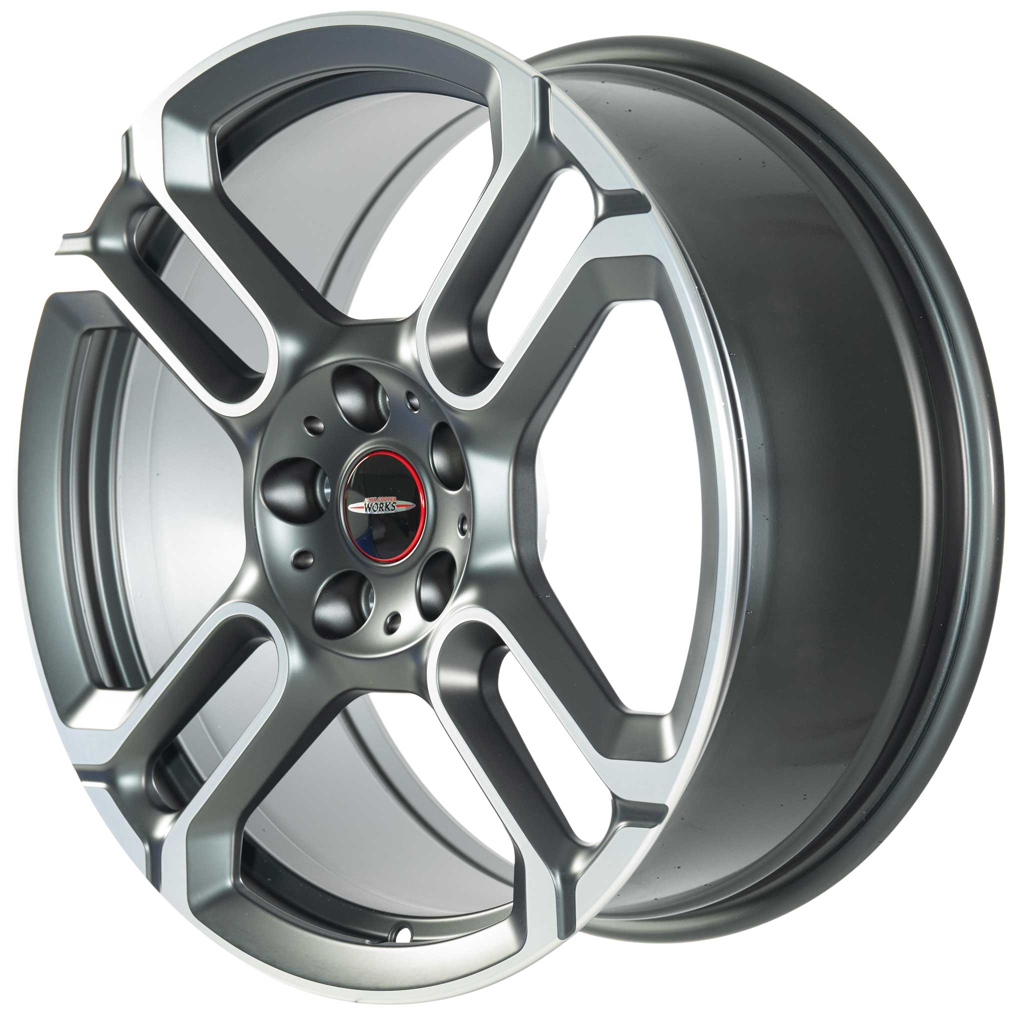JCW 590 GP Spoke Matt Anthracite with Bright Turned Alloy Wheel Product Image #2