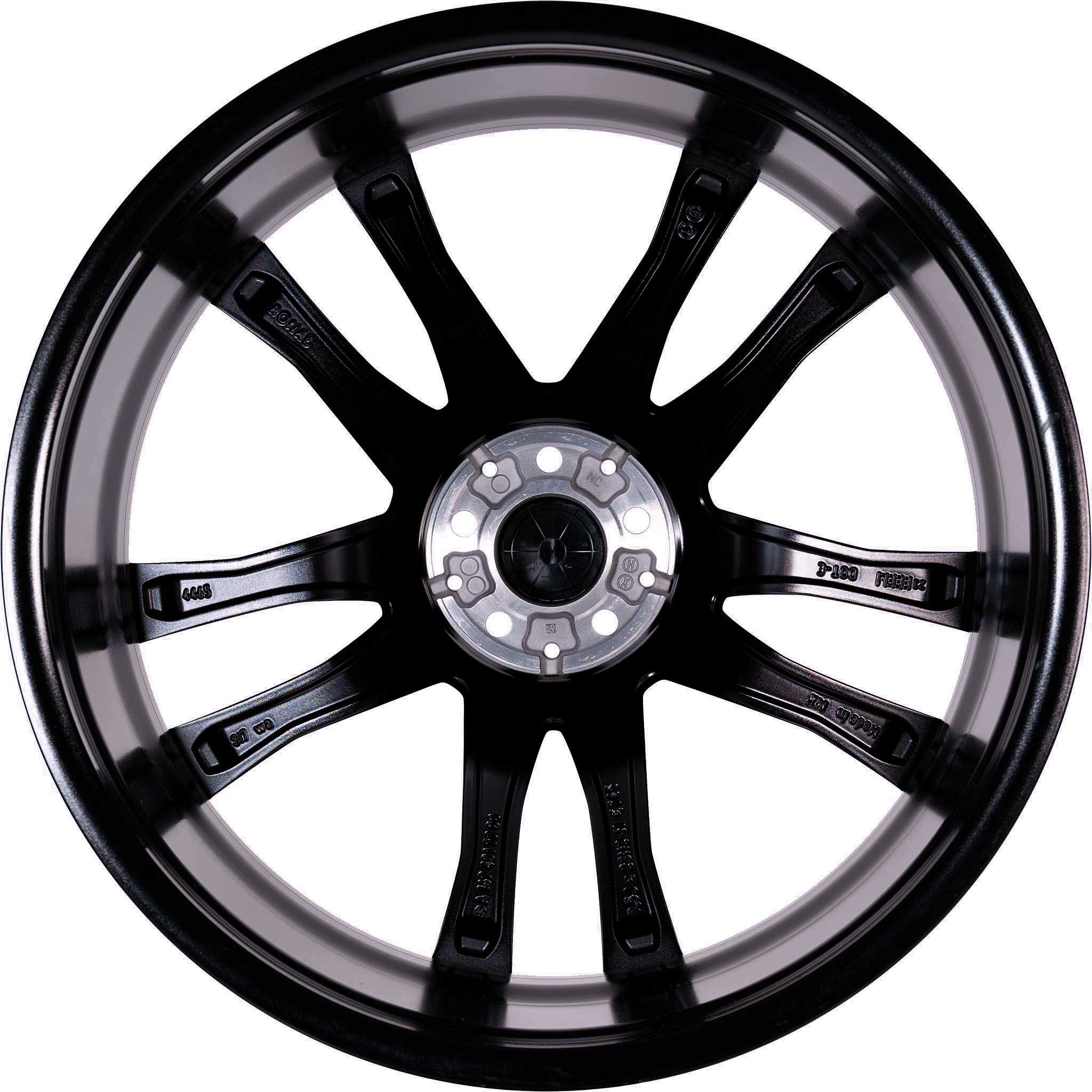 AMG 5 Double Spoke [167-23] Gloss Back with High Sheen Alloy Wheel Product Image #2