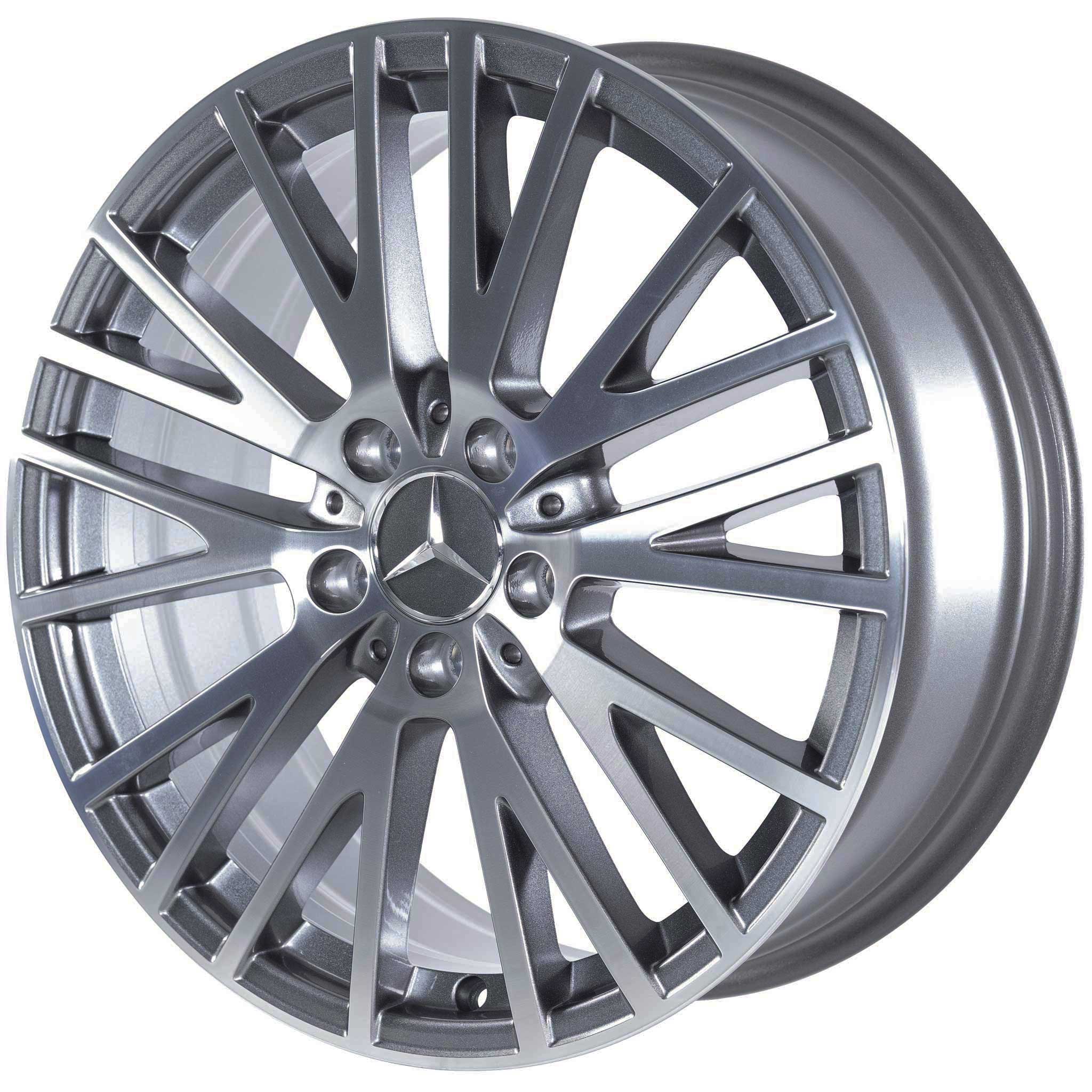 Mercedes 10 Y Spoke [177-18] Himalaya Grey with High Sheen Alloy Wheel Product Image #2