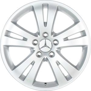 Mercedes 5 Twin Spoke [204-17] Titanium Silver Alloy Wheel for Mercedes C-Class S204 - Sizes 17in