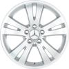 Mercedes 5 Twin Spoke [204-17] Titanium Silver Wheel Img 1