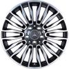 Mercedes Multispoke [205-18] Matt Black with High Sheen Wheel Img 1
