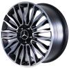 Mercedes Multispoke [205-18] Matt Black with High Sheen Wheel Img 2
