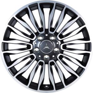 Mercedes Multispoke [205-18] Matt Black with High Sheen Alloy Wheel for Mercedes B-Class W242 - Sizes 18in