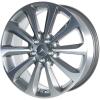 Mercedes 10 Spoke [205-19] Himalaya Grey with High Sheen Wheel Img 2