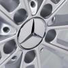 Mercedes 5 Double Spoke [205-17] Vanadium Silver Wheel Img 4