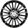 Mercedes Multispoke [205-17] Gloss Black with High Sheen Wheel Img 1