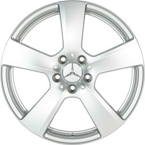Mercedes 5 Spoke [212-18] Titanium Silver Alloy Wheel for Mercedes E-Class W212 - Sizes 18in
