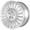 Mercedes Multispoke [212-16] Vanadium Silver Wheel Img 2