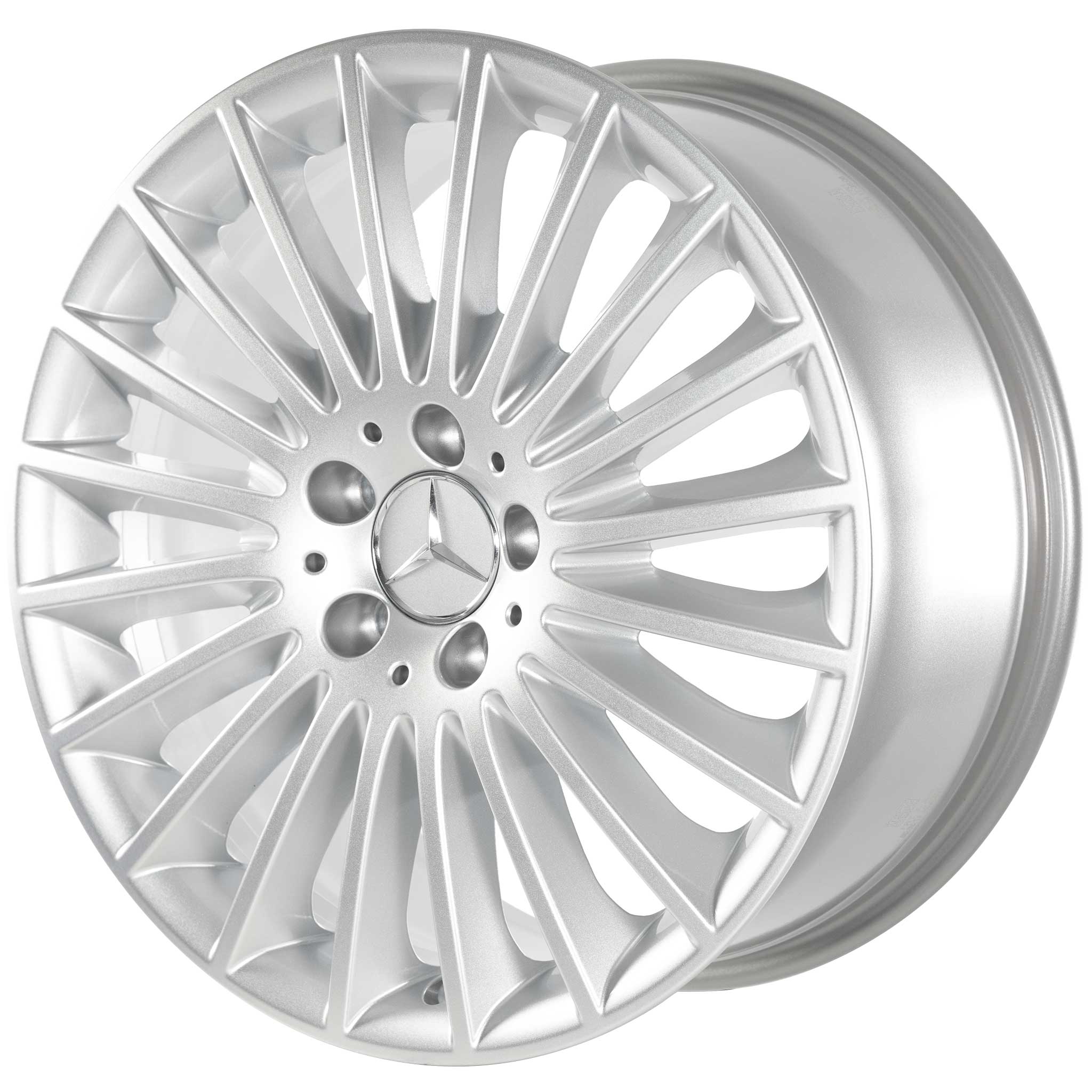 Mercedes Multispoke [212-16] Vanadium Silver Alloy Wheel Product Image #2
