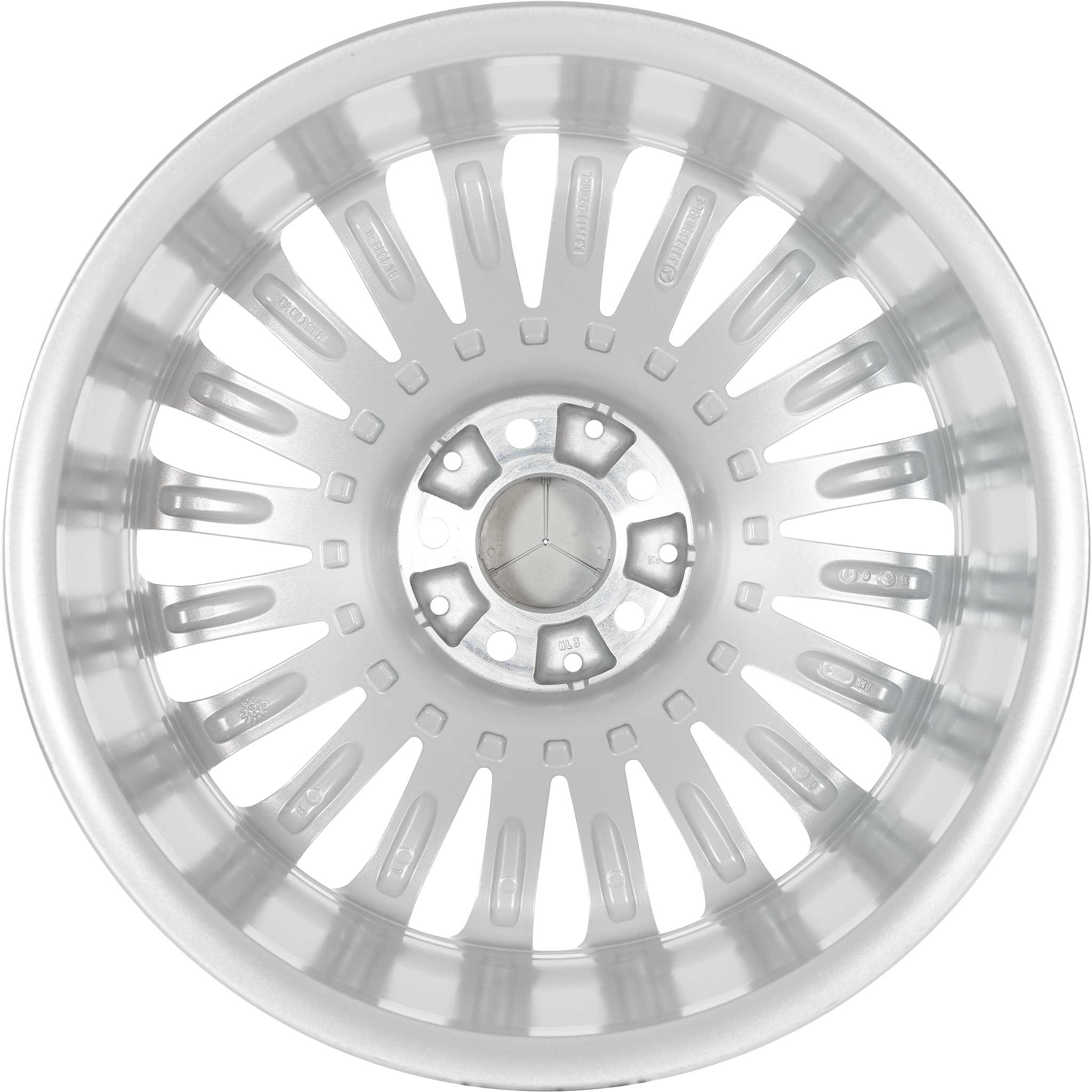 Mercedes Multispoke [212-16] Vanadium Silver Alloy Wheel Product Image #3