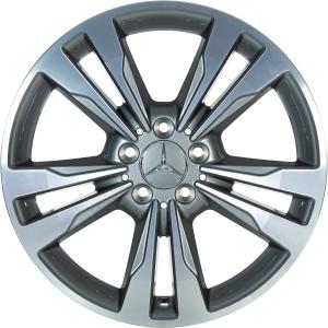 18" Mercedes 5 Twin Spoke [212-18] Himalaya Grey with High Sheen alloy wheel