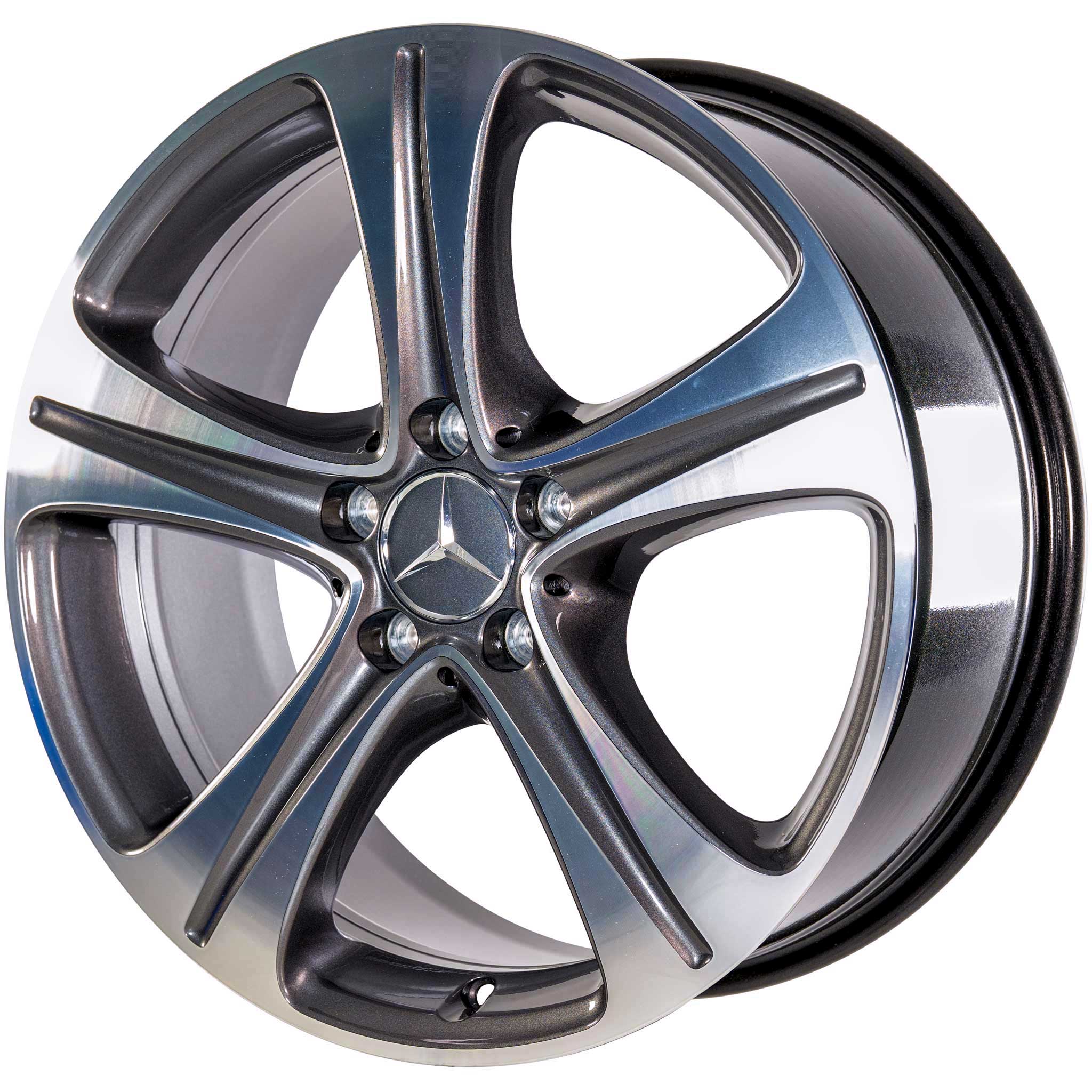 Mercedes 5 Spoke [213-18] Tremolite Metallic with High Sheen Alloy Wheel Product Image #2