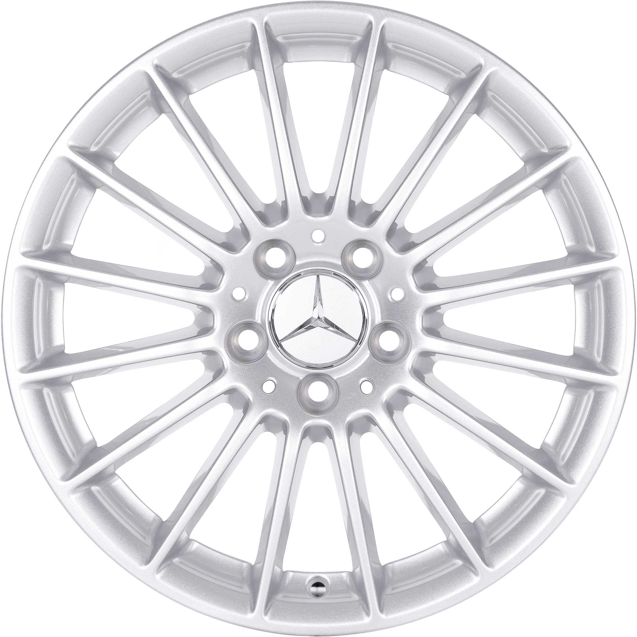 Mercedes Multispoke [213-17] Vanadium Silver Alloy Wheel Product Image #1