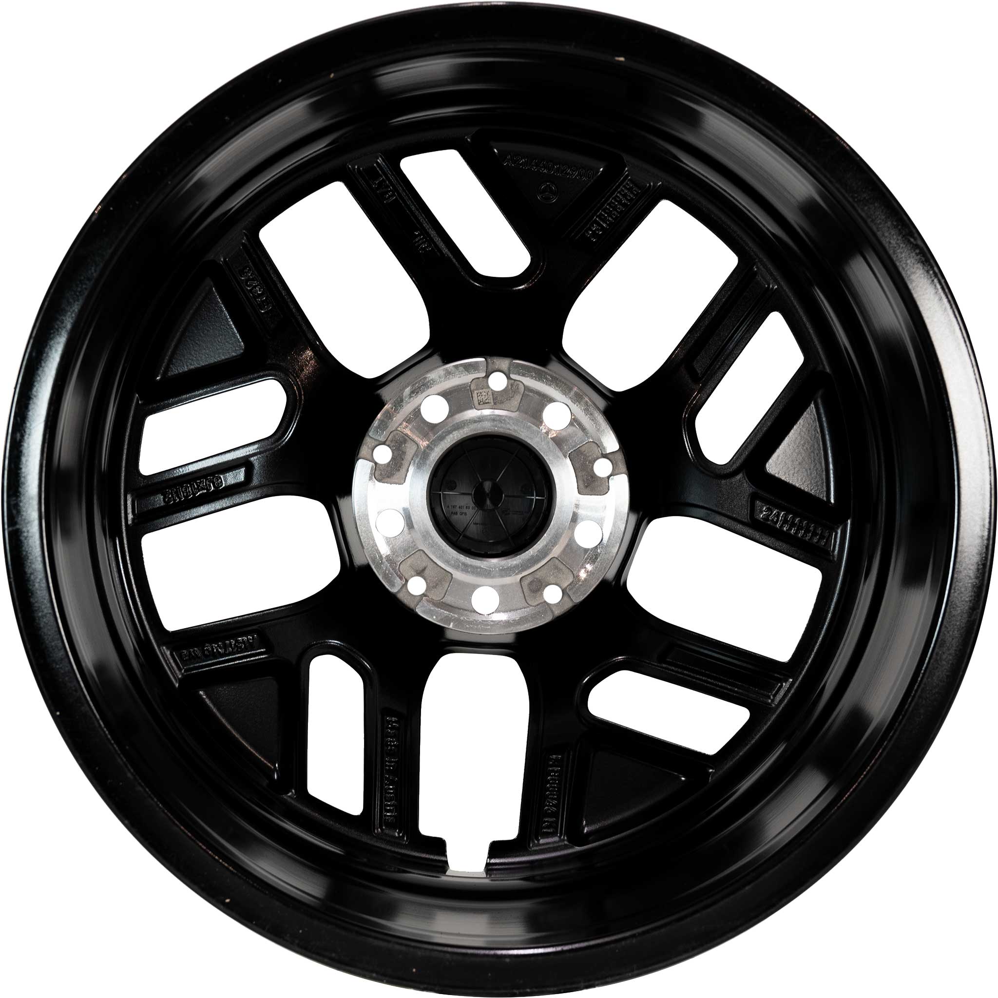 Mercedes 5 Y Spoke [214-18] Gloss Back with High Sheen Alloy Wheel Product Image #3