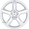 Mercedes 5 Spoke [218-18] Titanium Silver Wheel Img 1