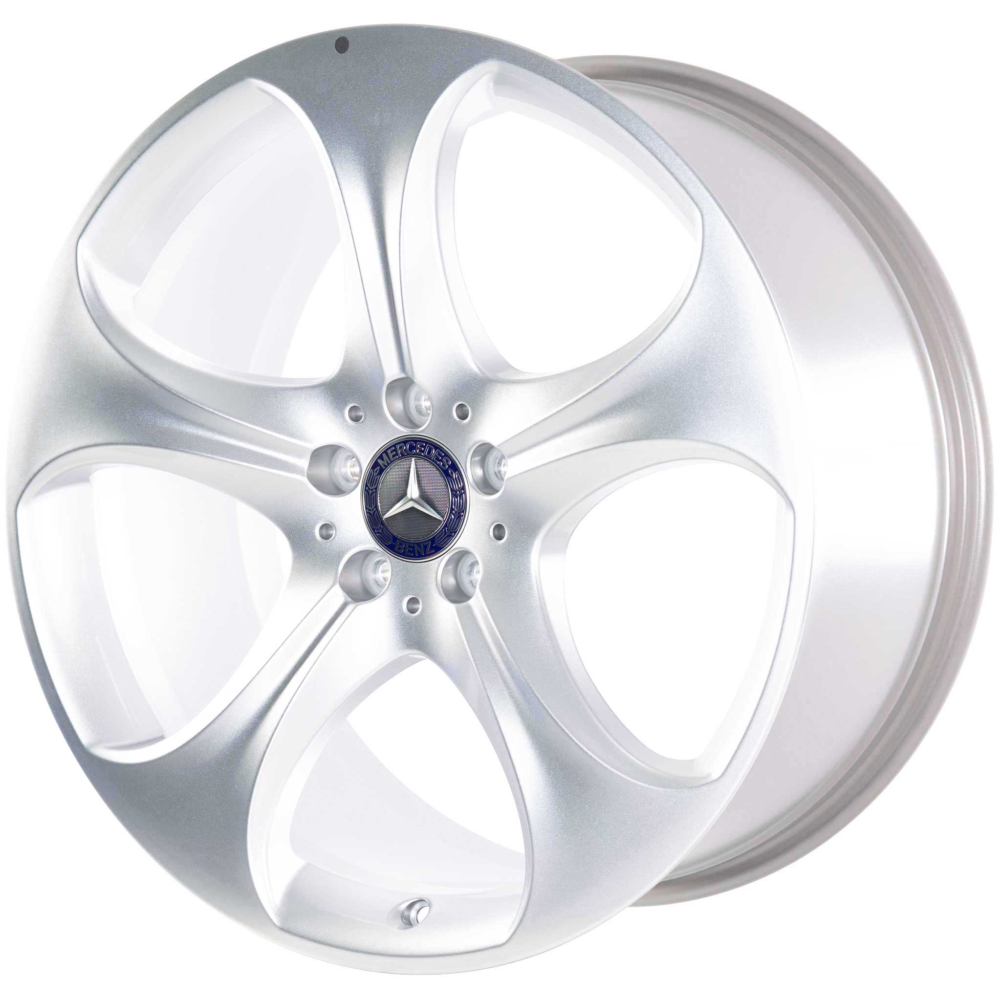 Mercedes 5 Spoke [222-20] Vanadium Silver Alloy Wheel Product Image #2