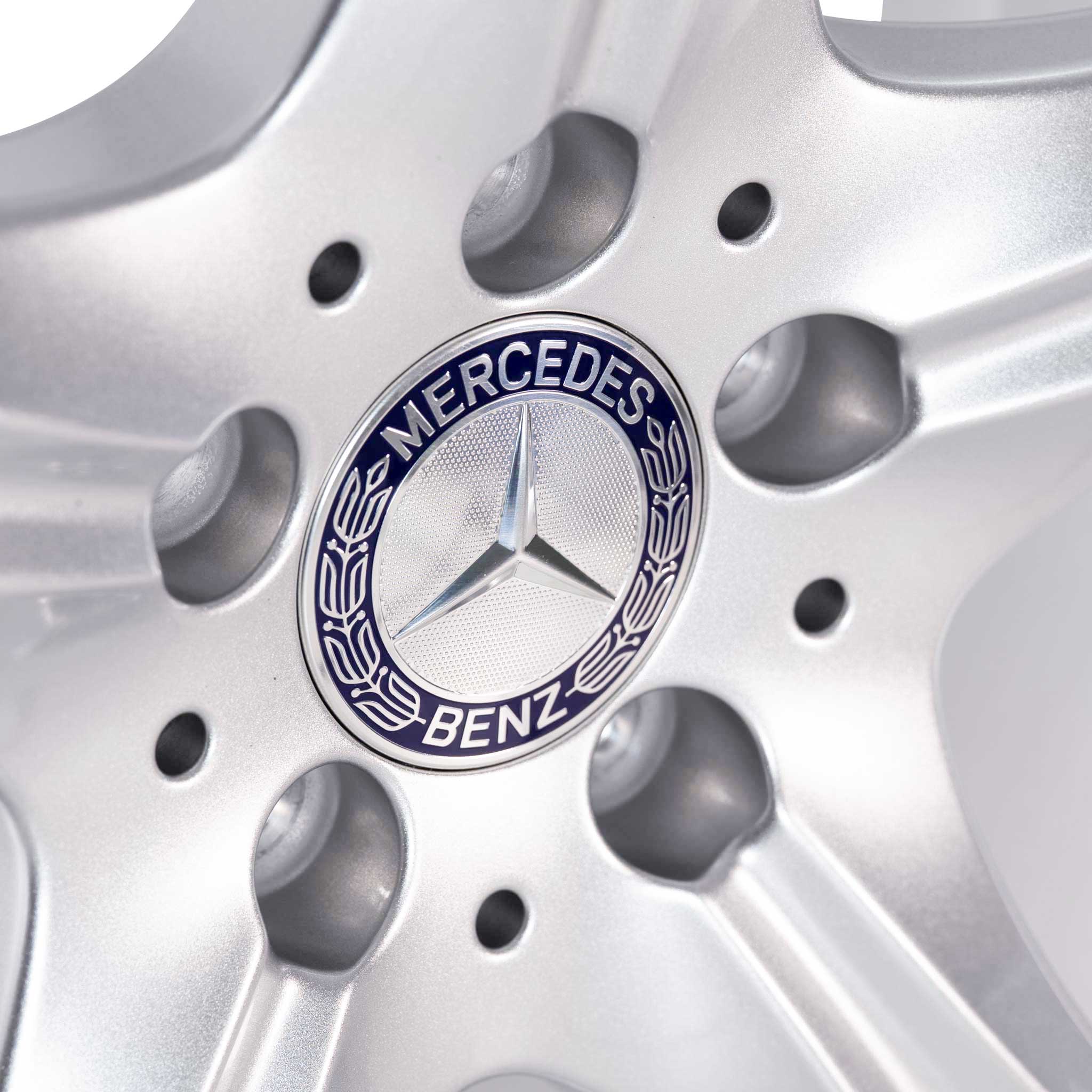 Mercedes 5 Spoke [222-20] Vanadium Silver Alloy Wheel Product Image #4