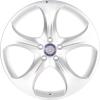 Mercedes 5 Spoke [222-20] Vanadium Silver Wheel Img 1