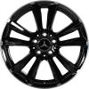 Mercedes 5 Twin Spoke [246-18] Gloss Black with High Sheen Rim Edge Wheel Img 1