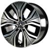 Mercedes 5 Spoke [294-20] Black and Black Detail with High Sheen Wheel Img 2