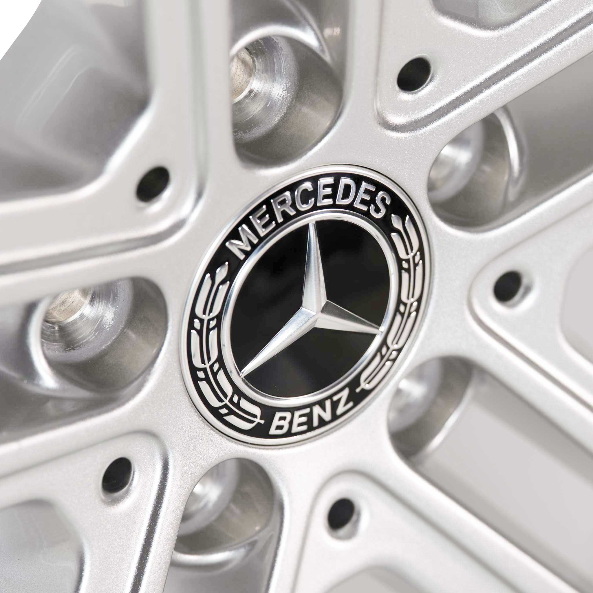 Mercedes 5 Spoke [294-19] Vanadium Silver Alloy Wheel Product Image #4