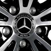 Mercedes 5 Spoke [295-19] Gloss Back with High Sheen Wheel Img 4